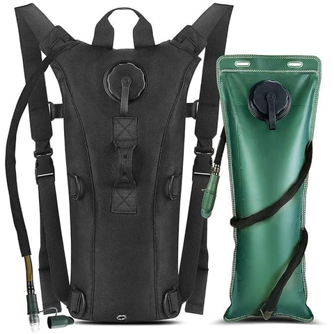 Optifit® Hydration Pack Backpack with 3L Bladder, Tactical Water Bag for Hiking, Biking, Running, Walking