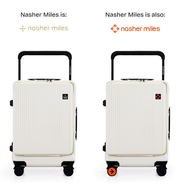 Nasher Miles Silicon Valley Hard-Sided Polycarbonate Cabin Luggage White 20 inch |55 Trolley Bag
